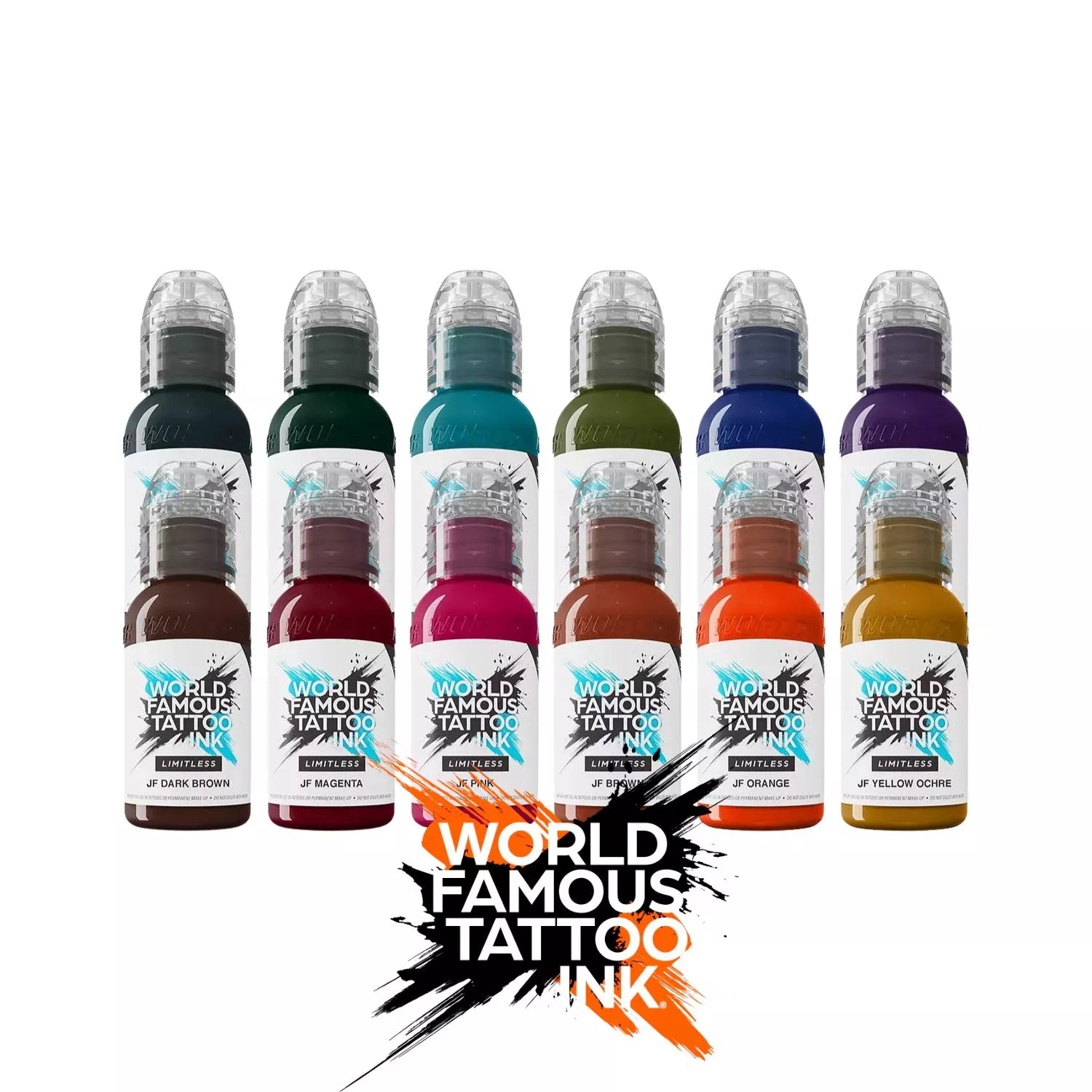 Tattoo ink set World Famous Limitless Jay Freestyle colours