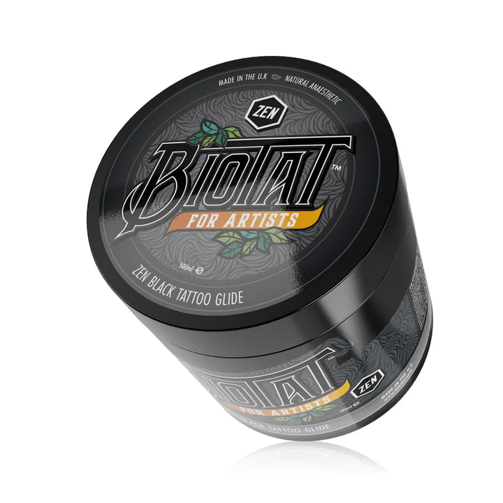 Biotat Zen Black Numbing Tattoo Glide – 500g - Tattoo Boutique