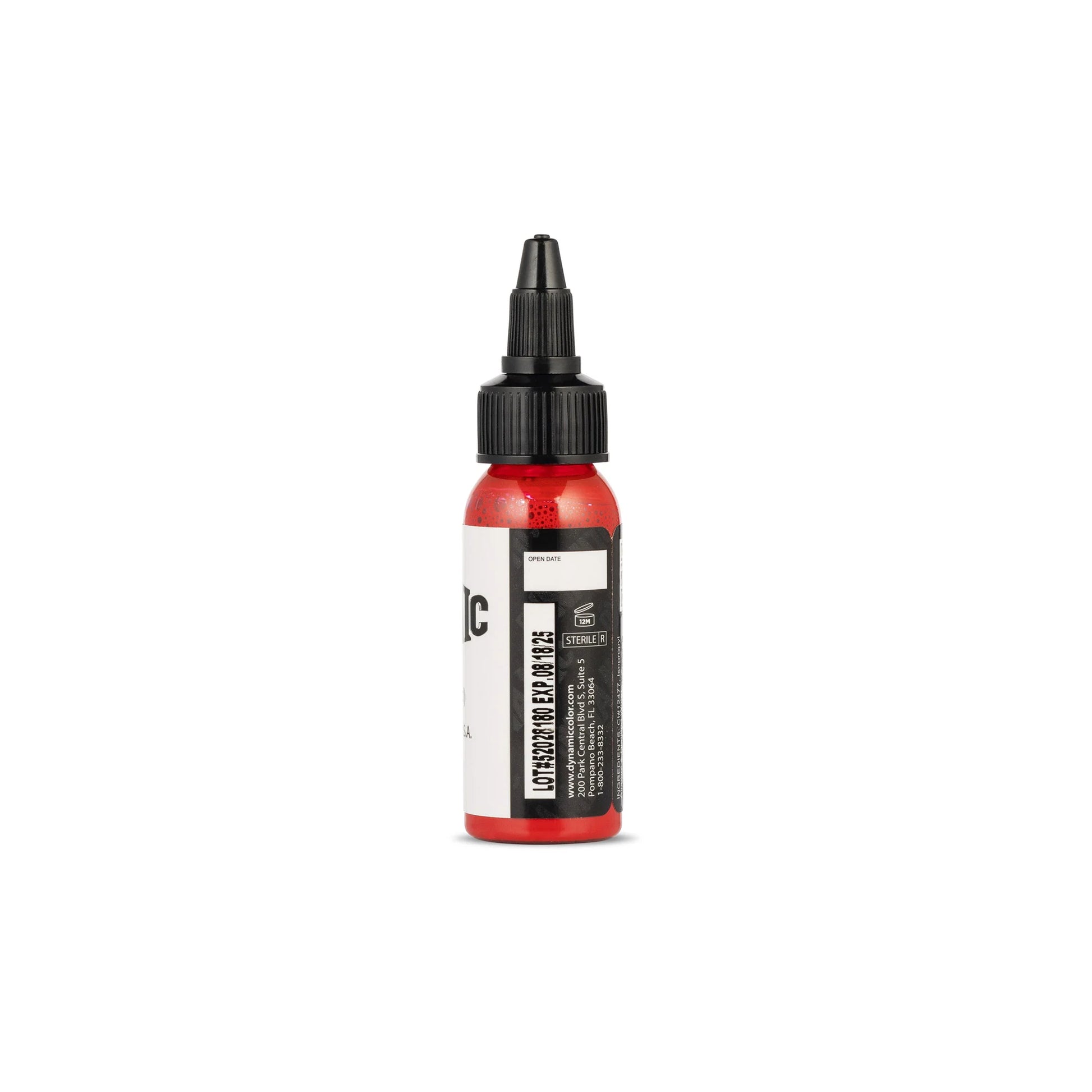 Dynamic Tattoo Ink Fire Red 1oz Bottle - Tattoo Boutique
