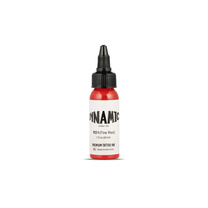 Dynamic Tattoo Ink Fire Red 1oz Bottle - Tattoo Boutique