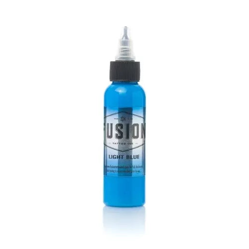 Fusion Light Blue Tattoo Ink 30ml bottle