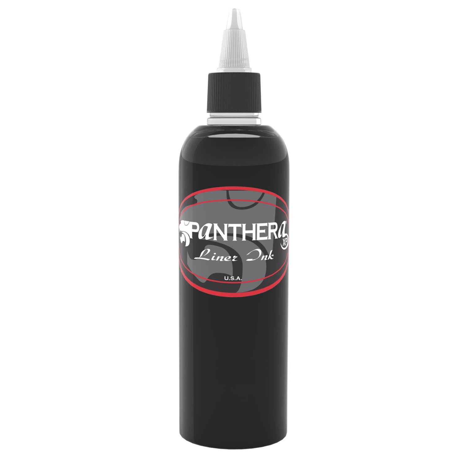 Panthera Black Liner ink Bottle on a white background