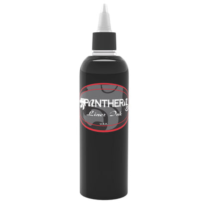 Panthera Black Liner ink Bottle on a white background