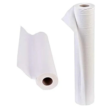 White Couch Cover Rolls 500mm x 40m for Hygiene and Protection in Tattoo and Medical Studios 105 Sheets