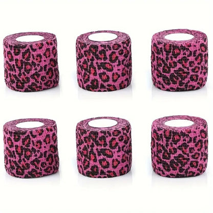Grip Wrap 50MM x 4.5M - Pink Animal Print Non Woven - Tattoo Boutique