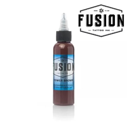 Fusion Power Brown vegan tattoo ink for earth tone work