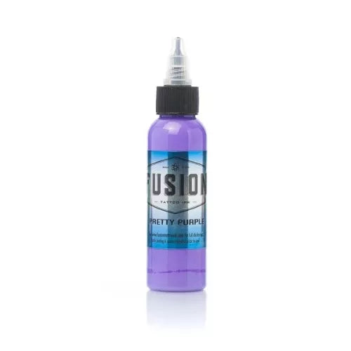 Fusion Pretty Purple vegan tattoo ink for rich colour blends