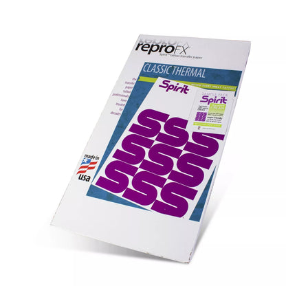 ReproFX Spirit Classic Thermal transfer paper packaging on a white background