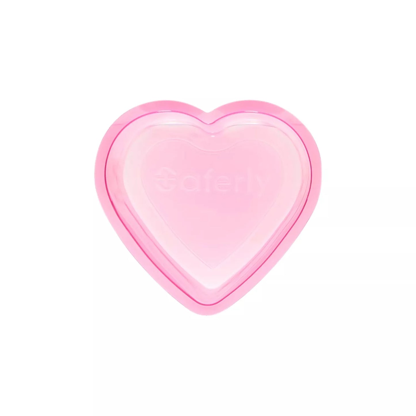 Saferly pink heart shaped rinse cups 150ml