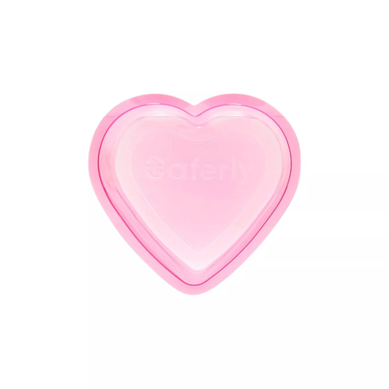 Saferly pink heart shaped rinse cups 150ml