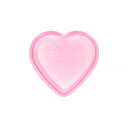 Saferly pink heart shaped rinse cups 150ml