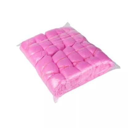 Elasticated pink couch covers for tattoo studio hygiene