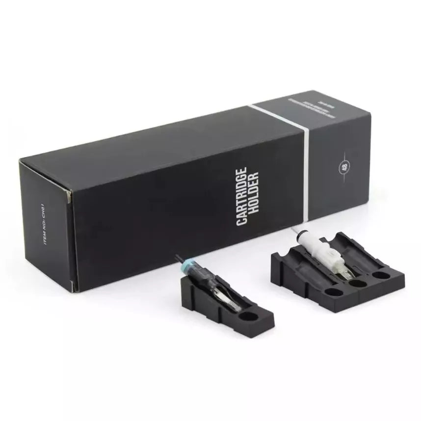 Tattoo cartridge holder pack of 48 with integrated cup