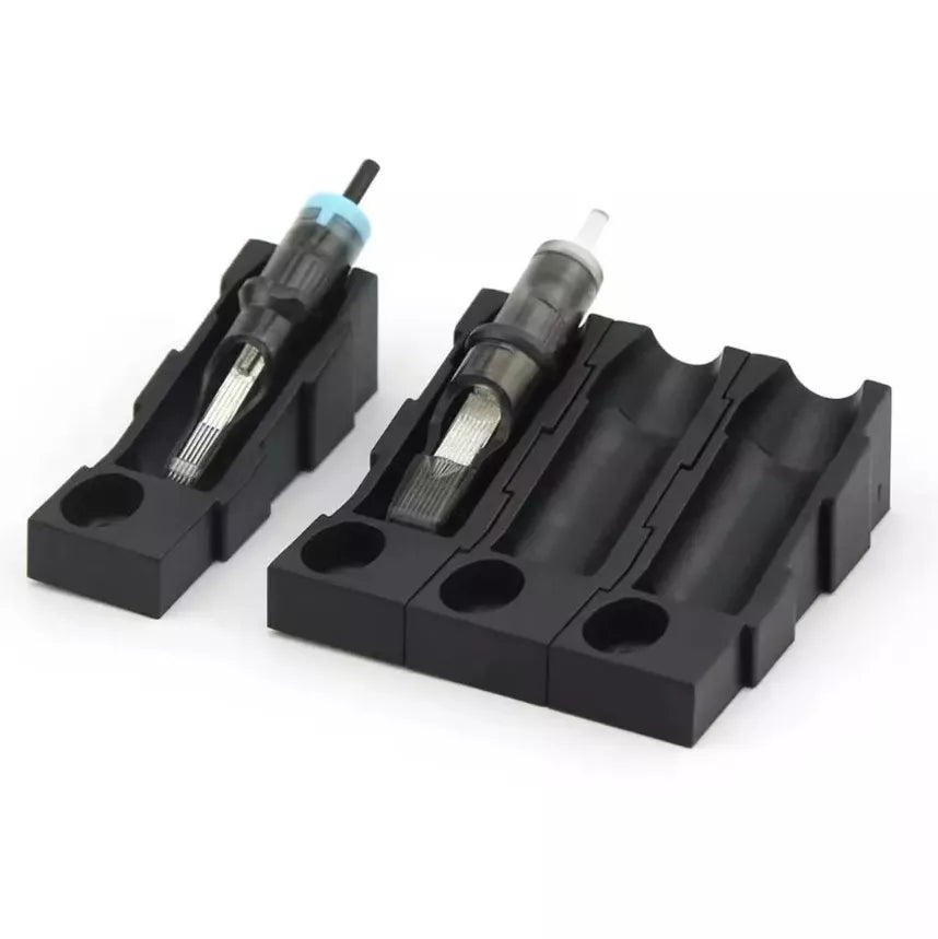Professional tattoo cartridge holders for organised setups