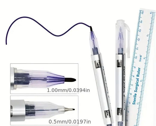 Skin marker pen for tattoos. Tattoo Pen for freehand designs