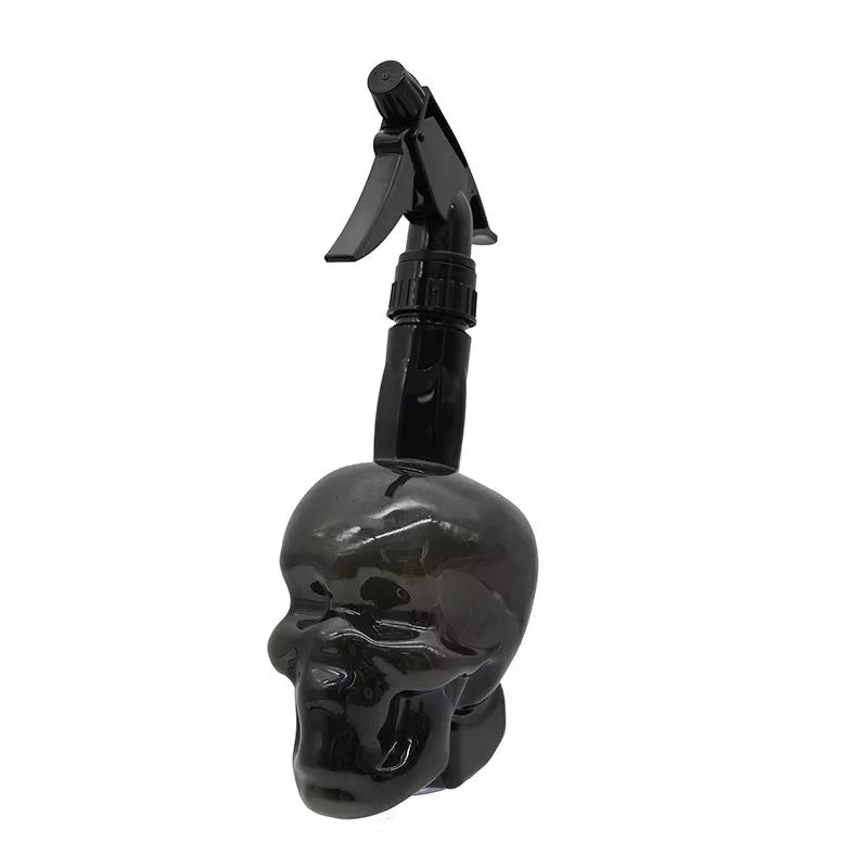 black skull spray bottle for tattoo artists