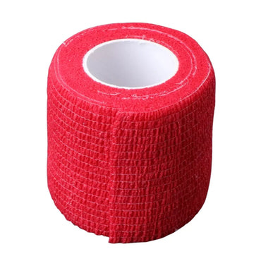 Tattoo grip wrap red cohesive bandage 50mm 4.5m for machine grips