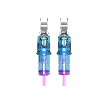 Apex tattoo needles close up in a white background