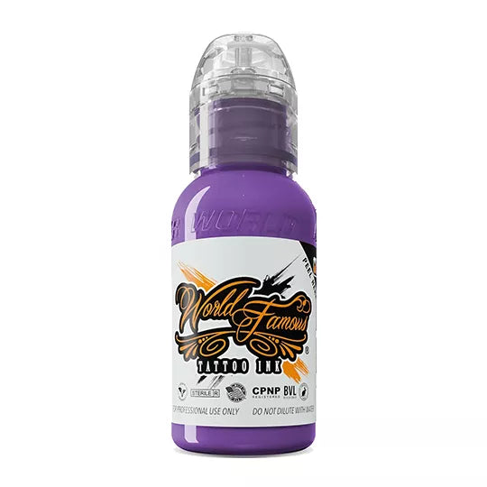 World Famous Amethyst Tattoo Ink 30ml bottle – purple tattoo ink