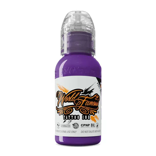 World Famous Deep Amethyst Tattoo Ink 30ml bottle