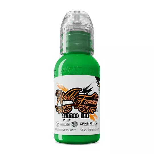 World Famous Kappa tattoo ink 1oz bottle for colour tattoo work