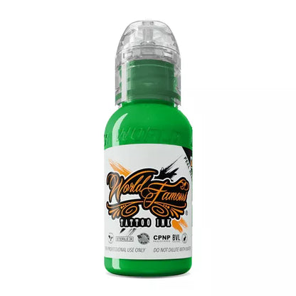 World Famous Kappa tattoo ink 1oz bottle for colour tattoo work