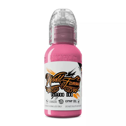 World Famous Ink Sakura Pink Tattoo Ink 30ml bottle