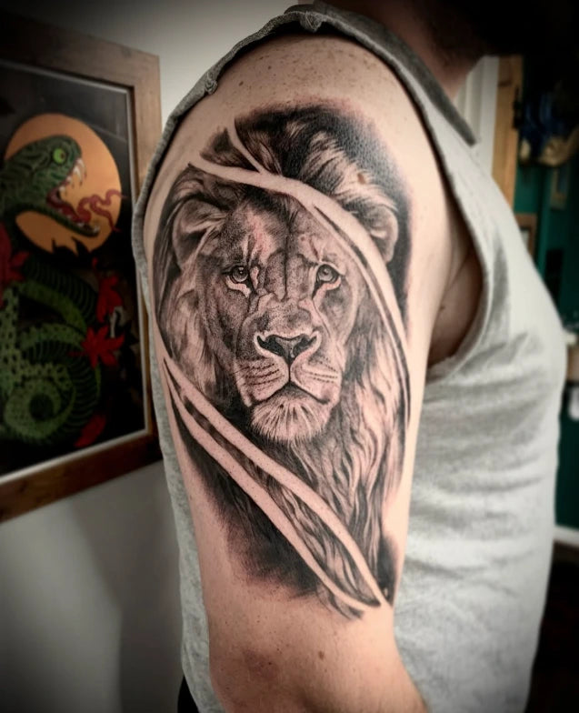 Lion Tattoo realism